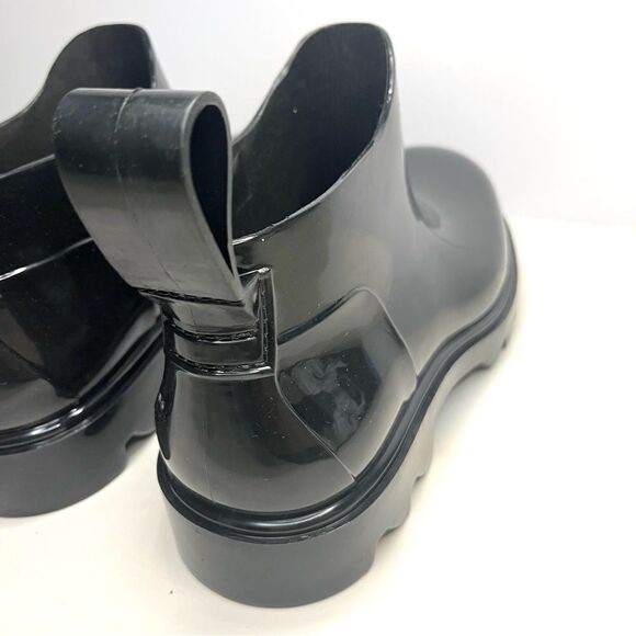 Free People High Street Low Top Slip On Lug Sole Rain Boot Black Size 10 - Picture 5 of 10